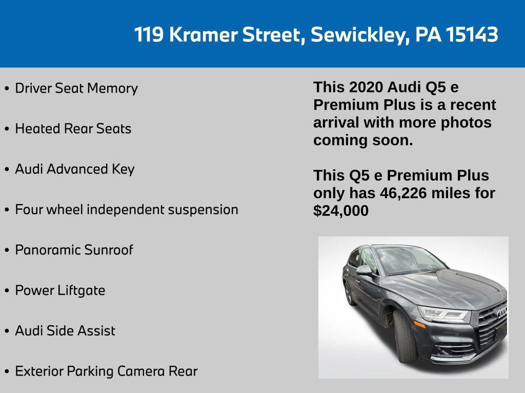 used 2020 Audi Q5 car, priced at $24,000
