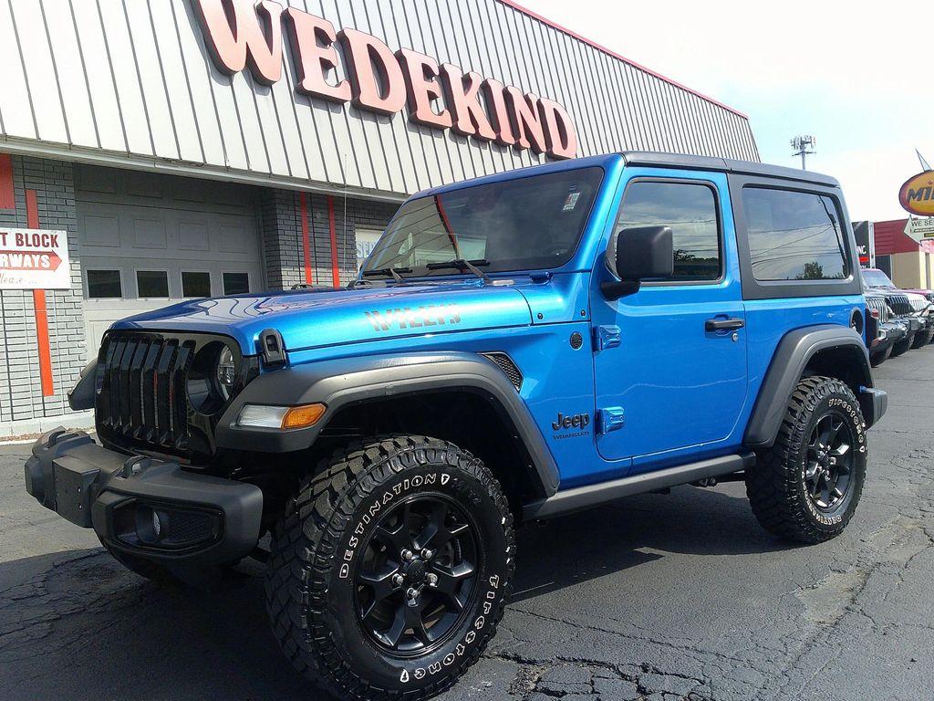 used 2021 Jeep Wrangler car, priced at $29,900