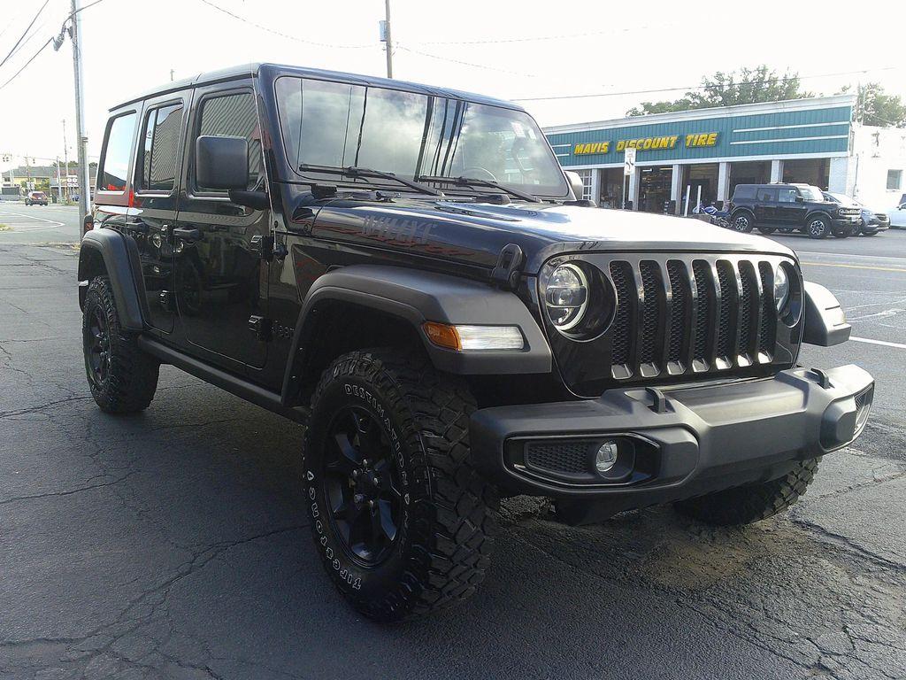 used 2021 Jeep Wrangler Unlimited car, priced at $32,500