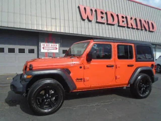 used 2020 Jeep Wrangler Unlimited car, priced at $29,500