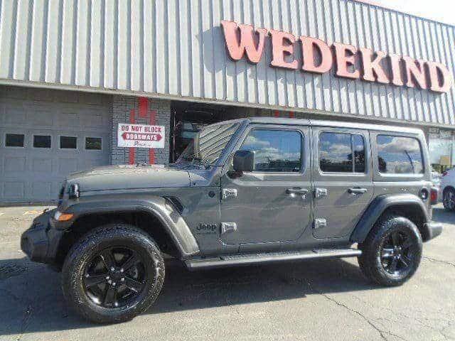 used 2021 Jeep Wrangler Unlimited car, priced at $31,500