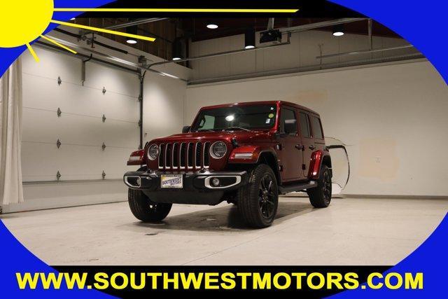 used 2021 Jeep Wrangler Unlimited 4xe car, priced at $33,985