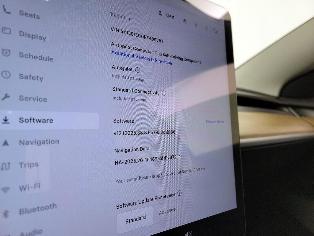 used 2023 Tesla Model 3 car, priced at $34,998