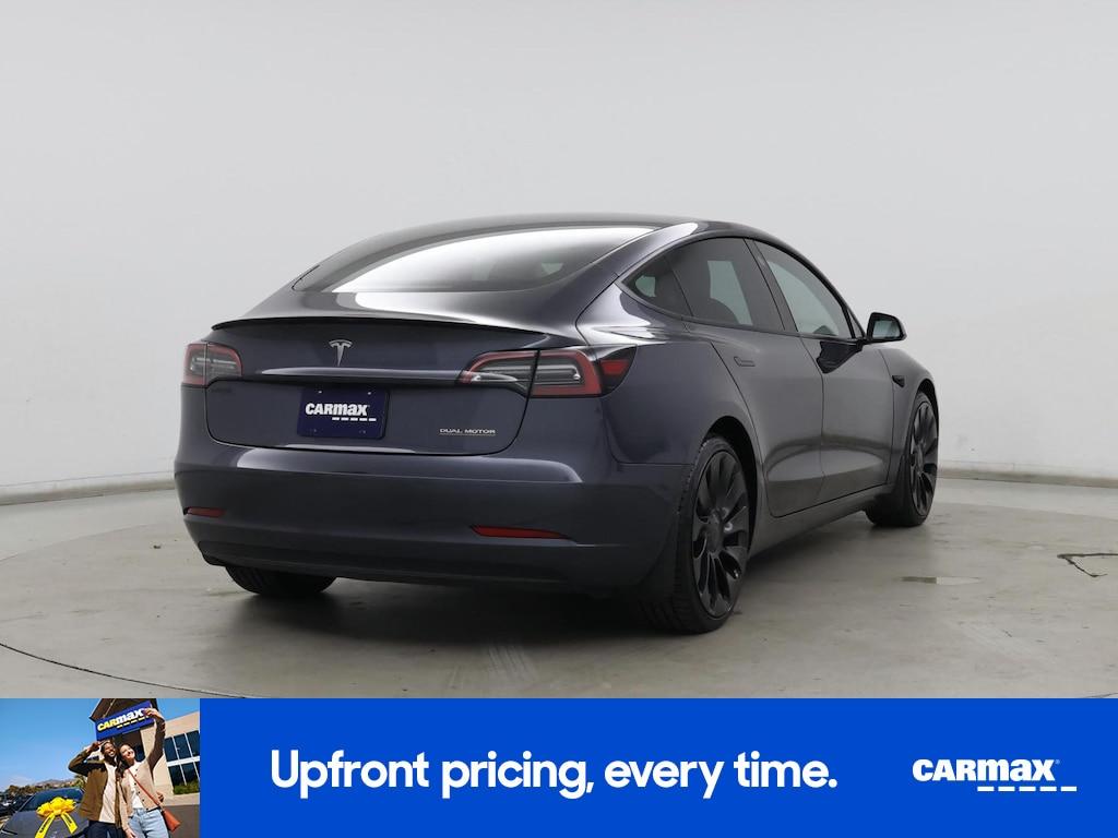 used 2023 Tesla Model 3 car, priced at $34,998