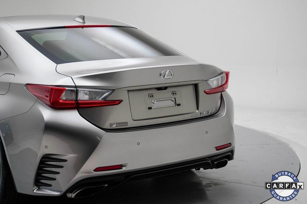 used 2016 Lexus RC 350 car, priced at $27,574