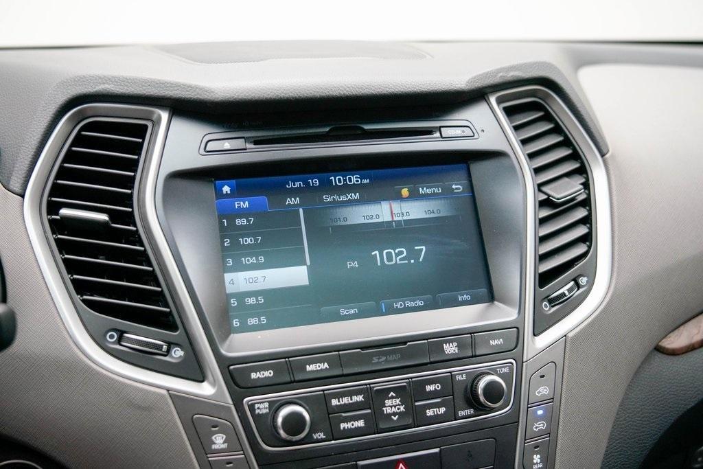 used 2017 Hyundai Santa Fe car, priced at $16,423