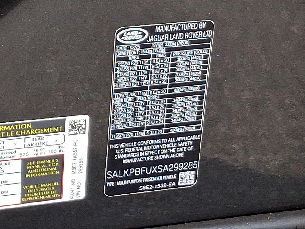 new 2025 Land Rover Range Rover car, priced at $126,165