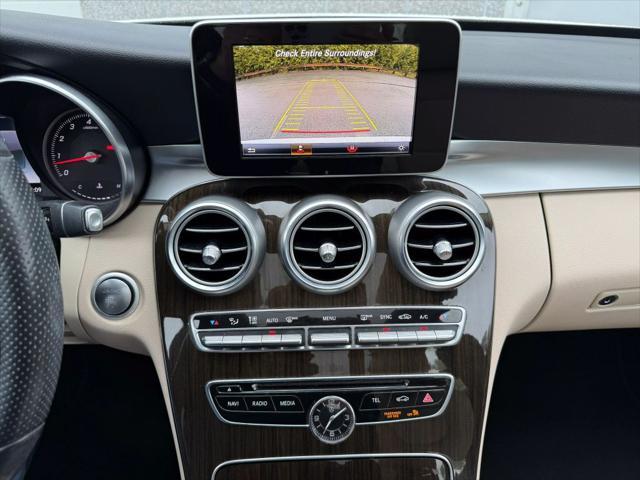 used 2018 Mercedes-Benz C-Class car, priced at $18,497