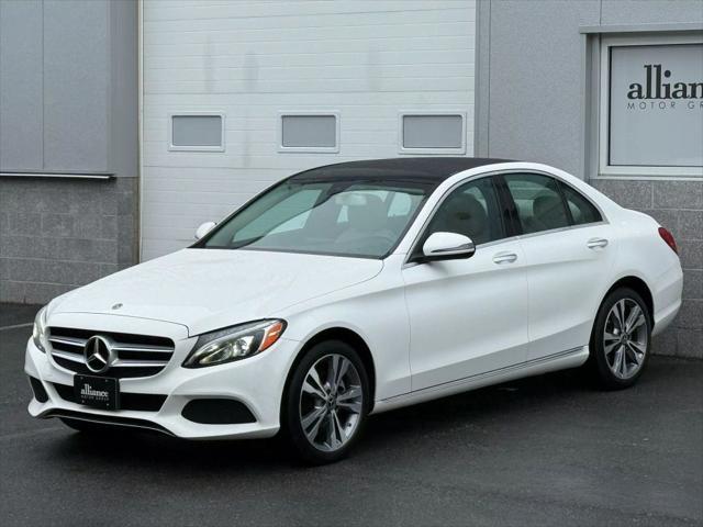 used 2018 Mercedes-Benz C-Class car, priced at $18,497