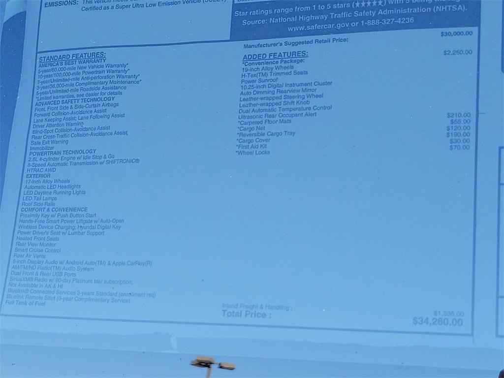 used 2023 Hyundai Tucson car, priced at $25,000