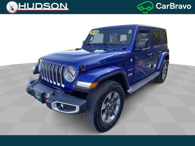 used 2018 Jeep Wrangler Unlimited car, priced at $33,500