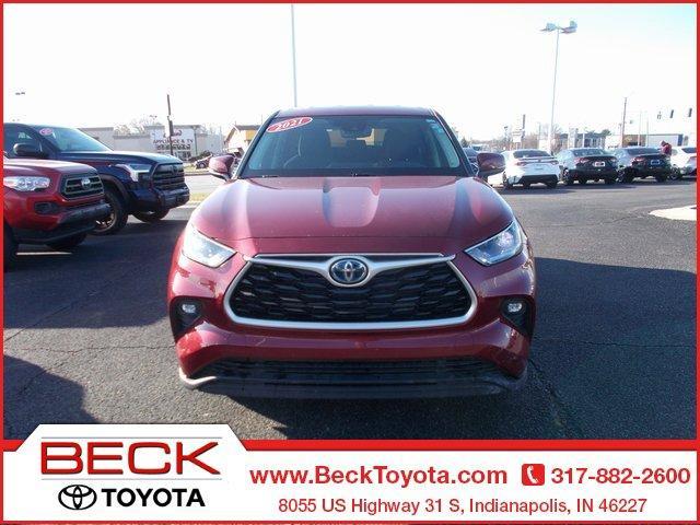 used 2021 Toyota Highlander Hybrid car, priced at $35,980