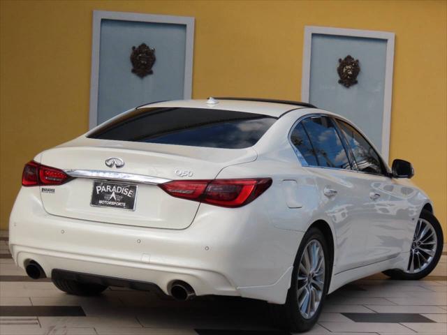 used 2018 INFINITI Q50 car, priced at $15,900