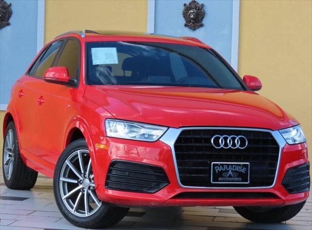 used 2018 Audi Q3 car, priced at $14,400