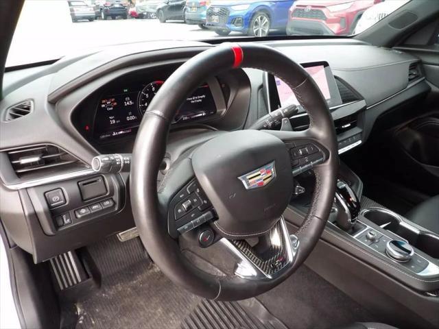 used 2022 Cadillac CT4-V car, priced at $56,900