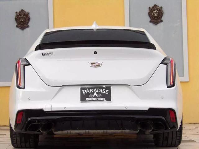 used 2022 Cadillac CT4-V car, priced at $56,900