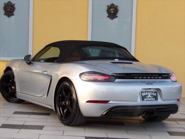 used 2018 Porsche 718 Boxster car, priced at $35,800