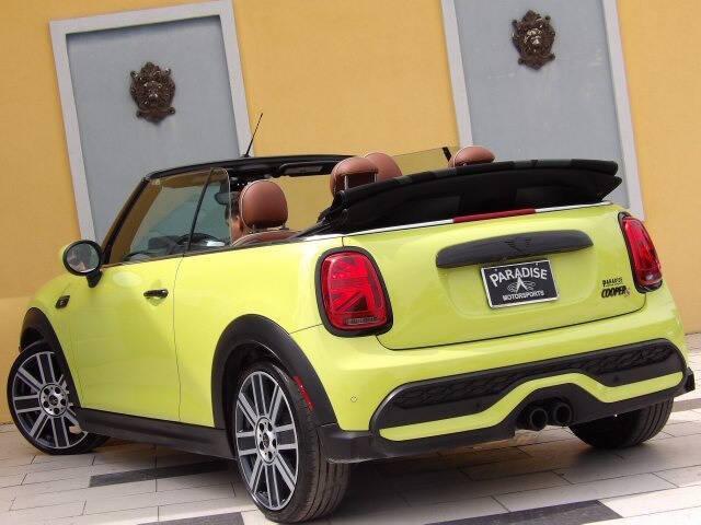 used 2022 MINI Convertible car, priced at $28,400