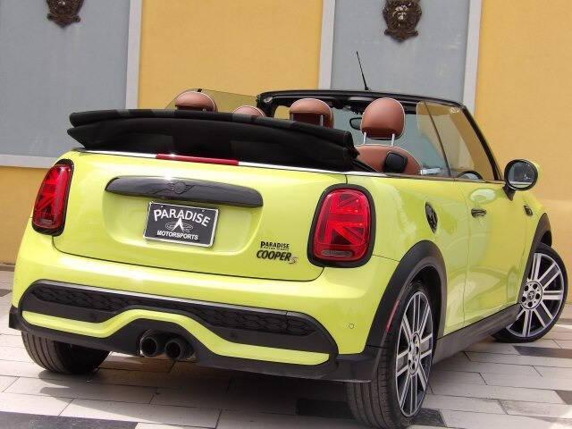 used 2022 MINI Convertible car, priced at $28,400