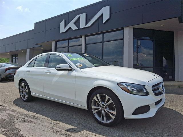 used 2018 Mercedes-Benz C-Class car, priced at $20,491