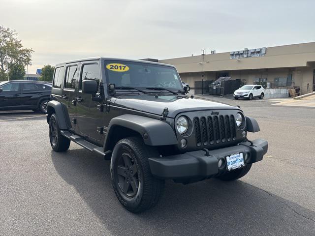used 2017 Jeep Wrangler Unlimited car, priced at $18,000