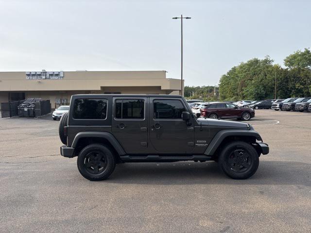 used 2017 Jeep Wrangler Unlimited car, priced at $18,000