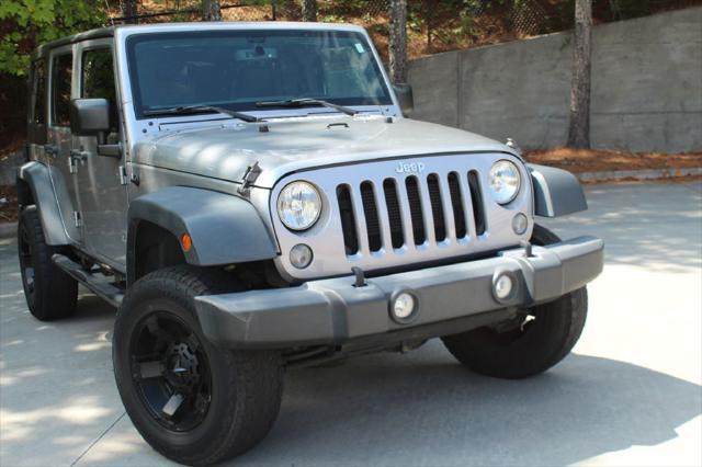 used 2016 Jeep Wrangler Unlimited car, priced at $14,480