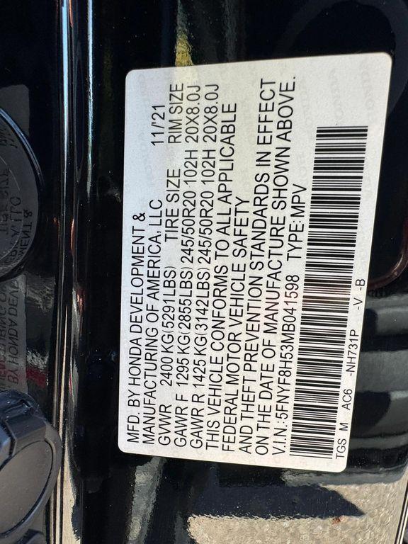 used 2021 Honda Passport car, priced at $21,998