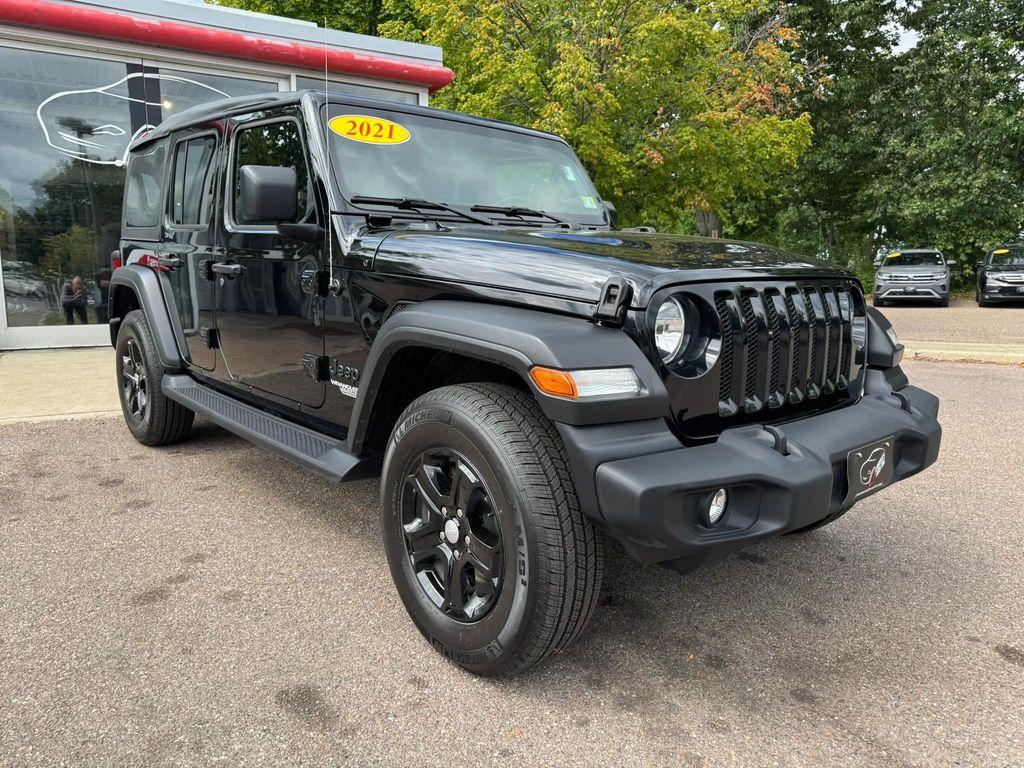 used 2021 Jeep Wrangler Unlimited car, priced at $28,998
