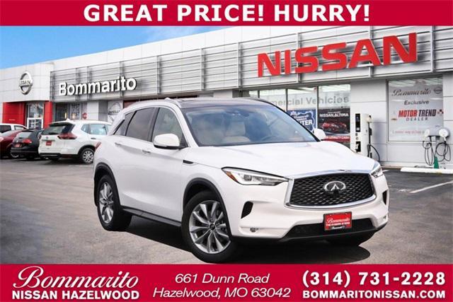 used 2021 INFINITI QX50 car, priced at $27,999