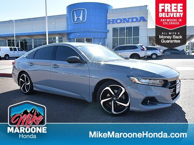 used 2021 Honda Accord car, priced at $27,302