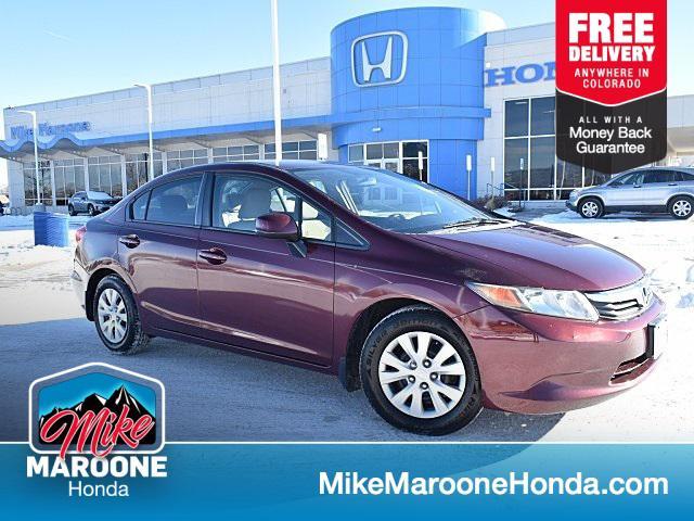 used 2012 Honda Civic car, priced at $8,783