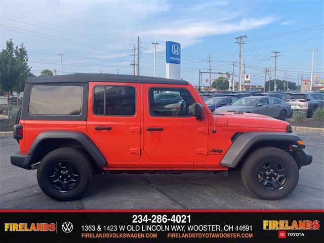 used 2023 Jeep Wrangler car, priced at $30,250