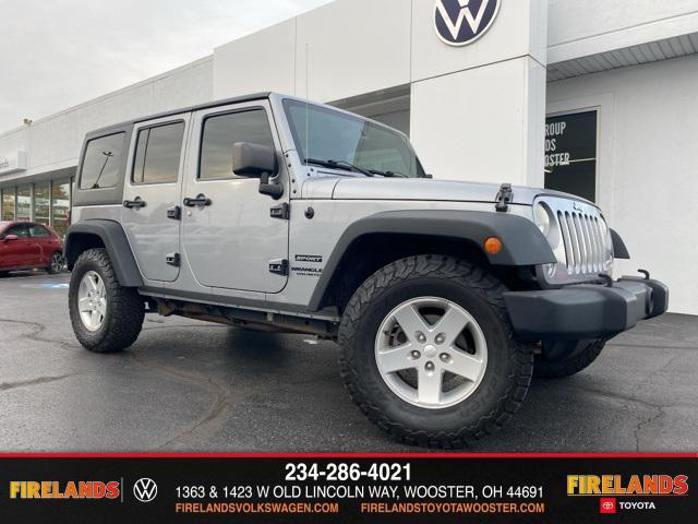 used 2014 Jeep Wrangler Unlimited car, priced at $13,859