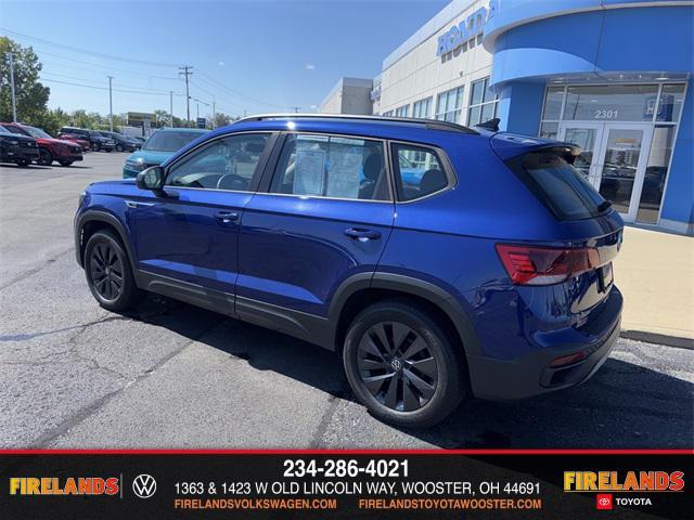 used 2022 Volkswagen Taos car, priced at $18,000
