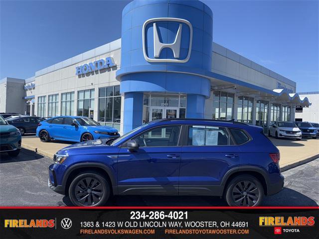 used 2022 Volkswagen Taos car, priced at $18,000