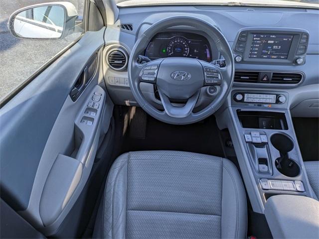 used 2021 Hyundai Kona EV car, priced at $19,498