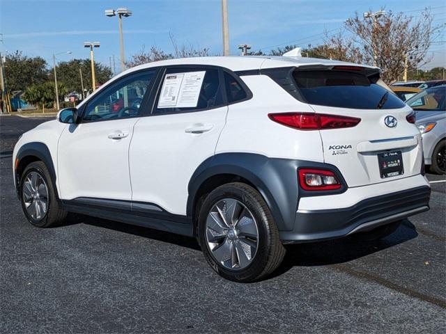 used 2021 Hyundai Kona EV car, priced at $19,498