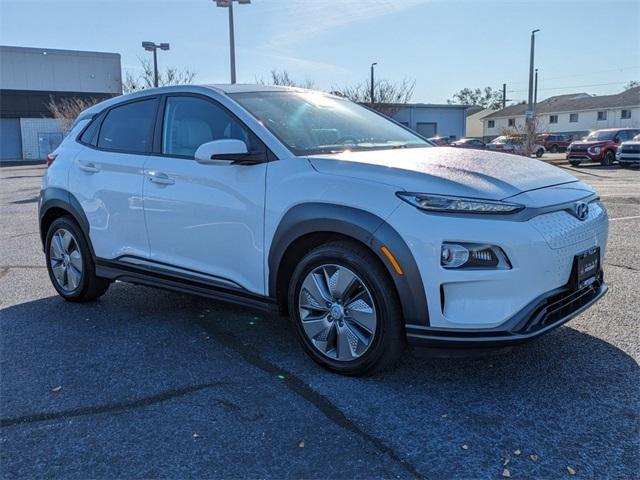 used 2021 Hyundai Kona EV car, priced at $19,498