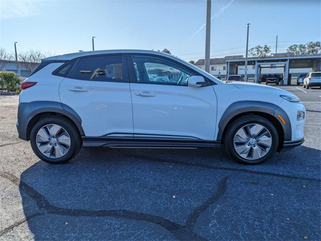 used 2021 Hyundai Kona EV car, priced at $19,498