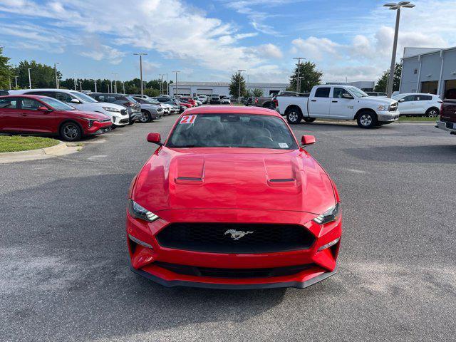 used 2021 Ford Mustang car, priced at $23,119